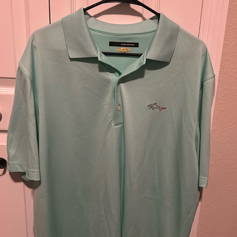 Teal Greg Norman Polo